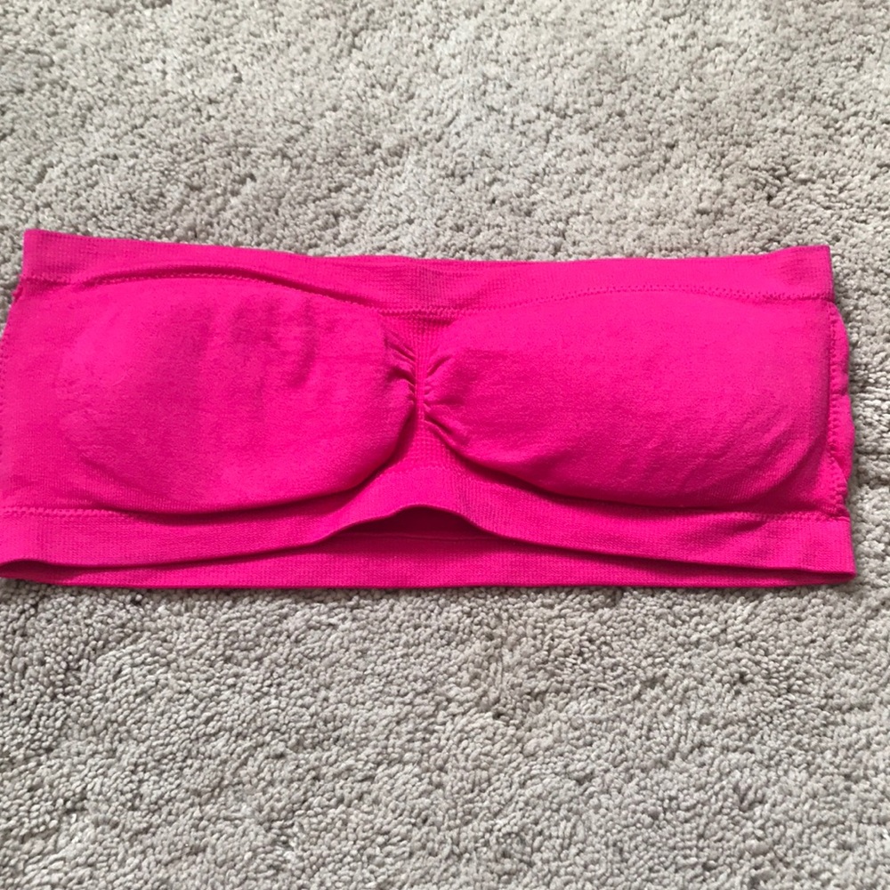 Hot Pink Padded Bandeau